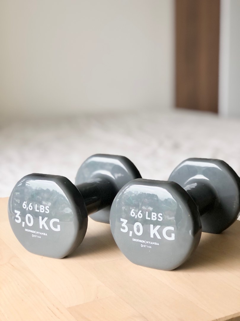 Decathlon dumbbells deals