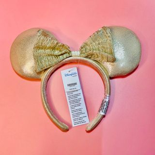 Disney / Disneyland Mickey/Minnie Ear Gold Themed Headband (5)