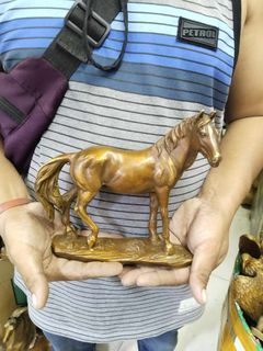 DMVs - Standing Horse Brass Statue