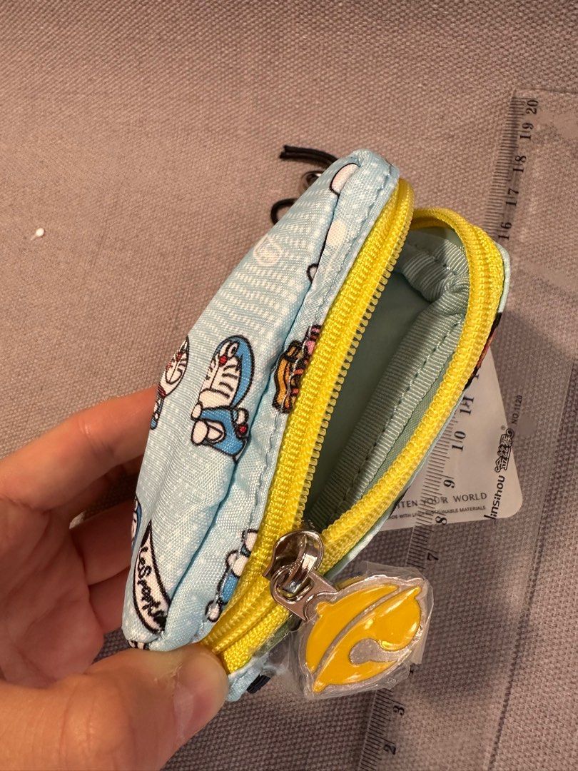 Doraemon Lesportsac key coin pouch 50th anniversary