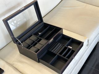 Double Layer Watch Storage Box (Jewelry, Glasses)
