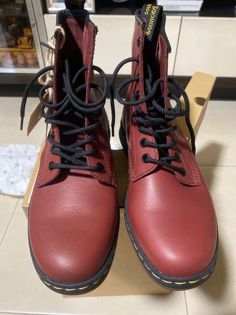 Dr. martens newton cherry red temperley clearance