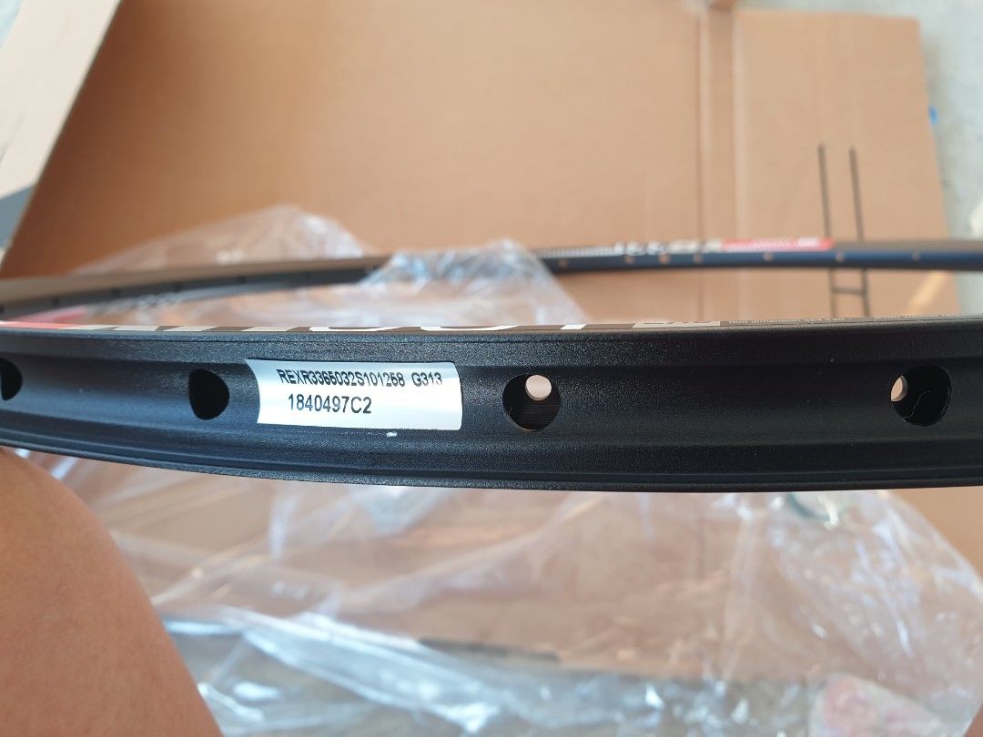 DT Swiss XR331 rimset (Category: Bicycles) located in Bantay. Submitted by backyardcyclist (Listing ID 1285932832, Image 3). Description: DT Swiss XR 331 rimset for MTB 27.5 32 holes internal width: 20mm external width: 23mm included: nipples and washers brand new still in its original box P3,500.00 each rim sold per set only P7,000.00 per set.