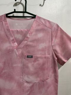 Figs Marbled Rose Set - LIKE NEW - Scrub Suits