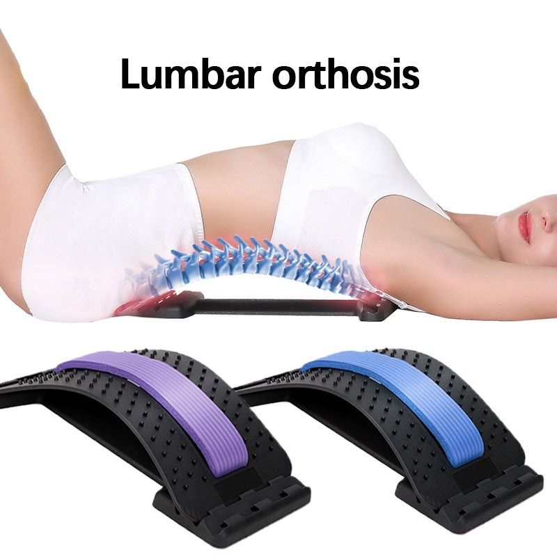 FREE DELIVERY Back Stretcher Spine Massager Magnetic Yoga Fitness Lumbar Support Stretch Chair Seat Cushion SG GYM Health Nutrition Braces Support Protection on Carousell