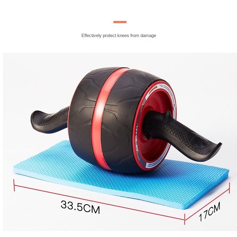 FREE DELIVERY Wheel Exercise Green Moon ABS Abdominal Roller Exercise Wheel Mute Roller For Arms Back Belly Core Trainer Sports Equipment Exercise Fitness Toning Stretching Accessories on Carousell