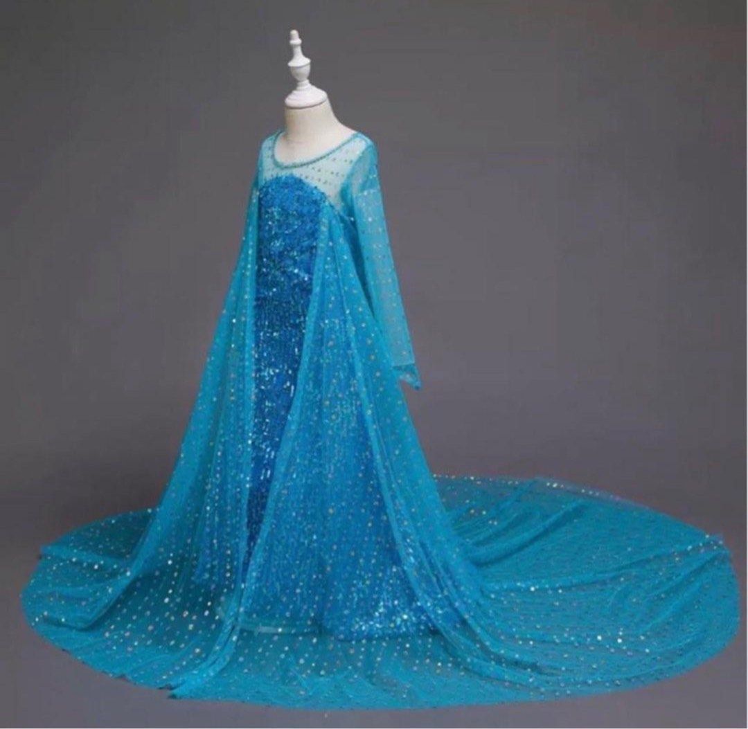 Elsa Dress for Girls, Frozen Elsa Birthday Costume - Etsy