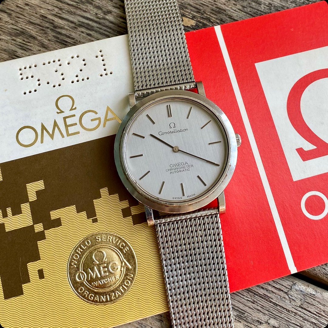 Full set Extra thin Vintage Omega Constellation Chronometer Automatic Luxury Watches on Carousell
