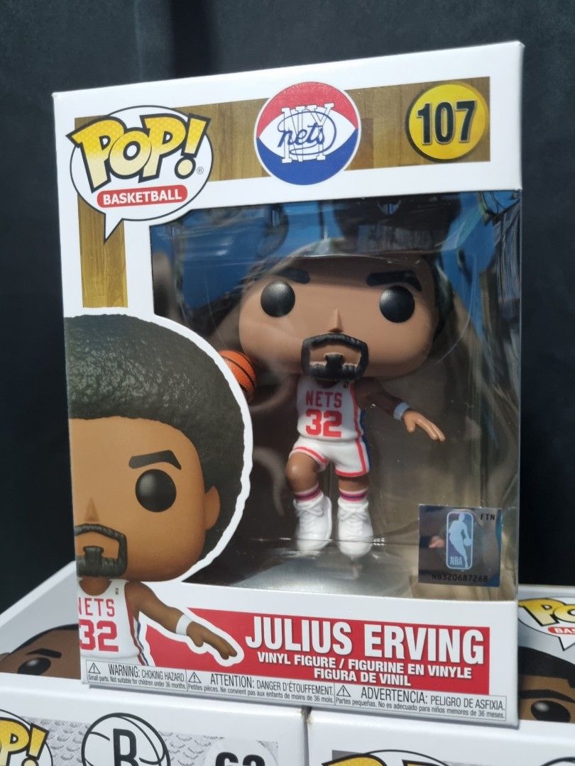 Funko Pop - NBA Nets Set (Category: Designer & Blind Box Toys) located in Quezon City. Submitted by justindahan (Listing ID 1285928839, Image 2). Description: Funko Pop - NBA 63 Kevin Durant 64 Kyrie Irving 107 Julius Erving *Items are located at Congressional Ave QC, near Global Gas Station *Pops and boxes are 8.5 to 9.5/10 based on my judgment. Additional photos will be provided. *Pops come with Protectors. *Shipping is buyer's expense. *MoP - 