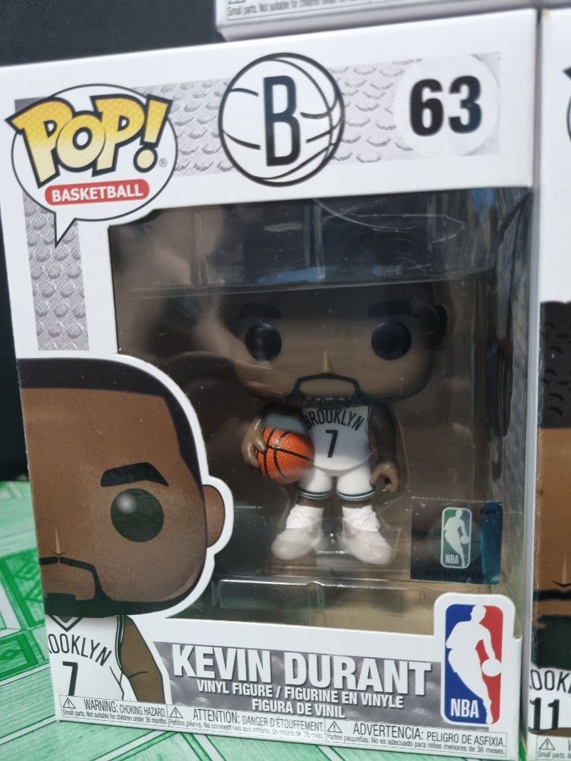 Funko Pop - NBA Nets Set (Category: Designer & Blind Box Toys) located in Quezon City. Submitted by justindahan (Listing ID 1285928839, Image 3). Description: Funko Pop - NBA 63 Kevin Durant 64 Kyrie Irving 107 Julius Erving *Items are located at Congressional Ave QC, near Global Gas Station *Pops and boxes are 8.5 to 9.5/10 based on my judgment. Additional photos will be provided. *Pops come with Protectors. *Shipping is buyer's expense. *MoP - 