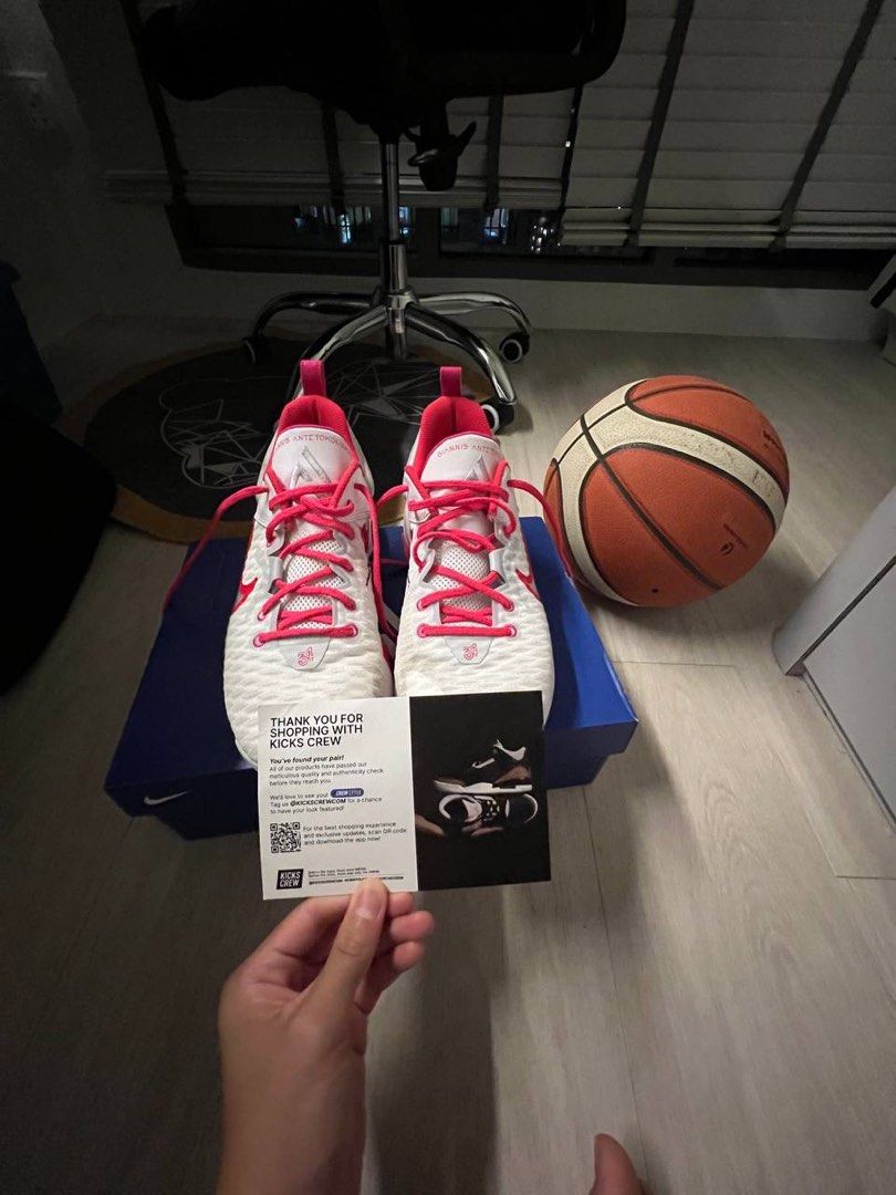 Giannis sales rose shoes