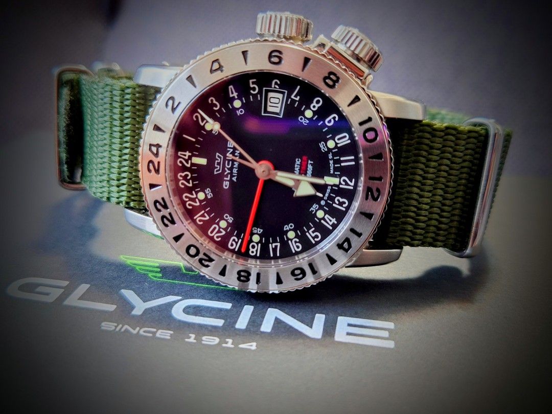Glycine airman top 18 automatic watch