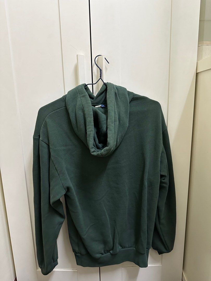 H&m green rose hoodie clearance