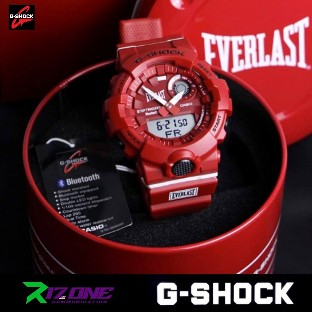 G SHOCK GBA 800EL 4ADR EVERLAST COLLABORATION ORIGINAL N.O.S. NEW OLD STOCK COMPLETE LIMITED EDITION ANALOG DIGITAL STEP TRACKER