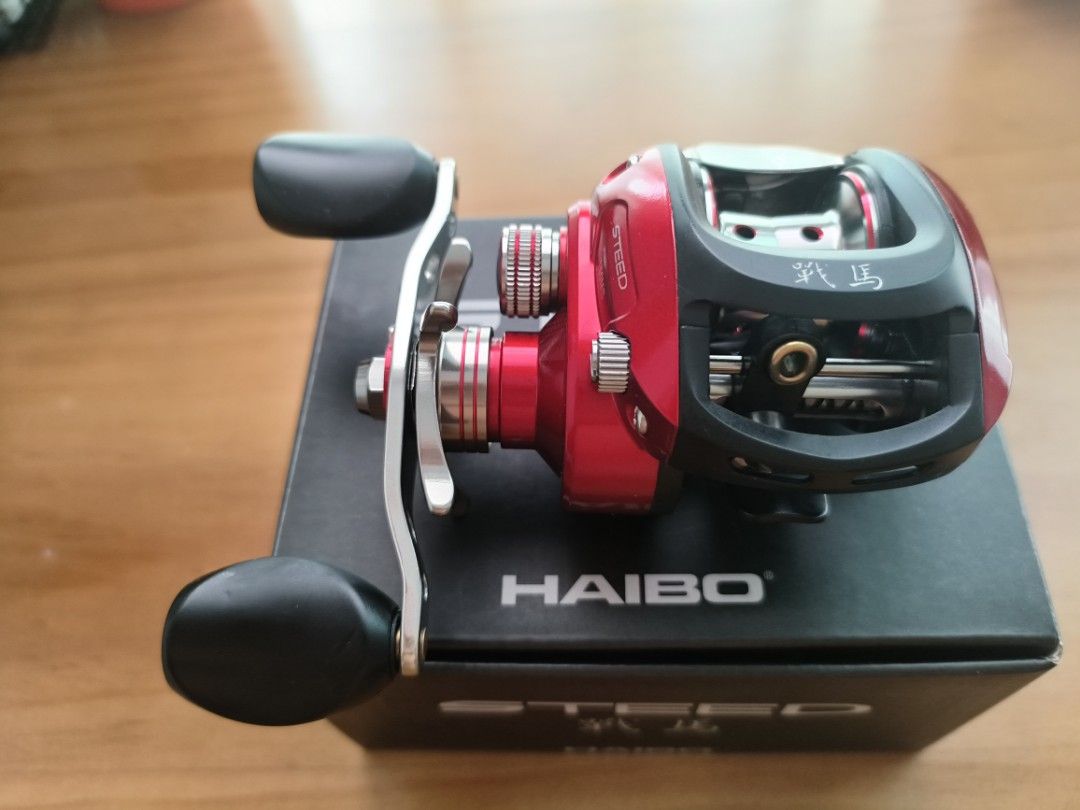 Haibo STEED 150ms right hand baitcasting reel/ like new condition