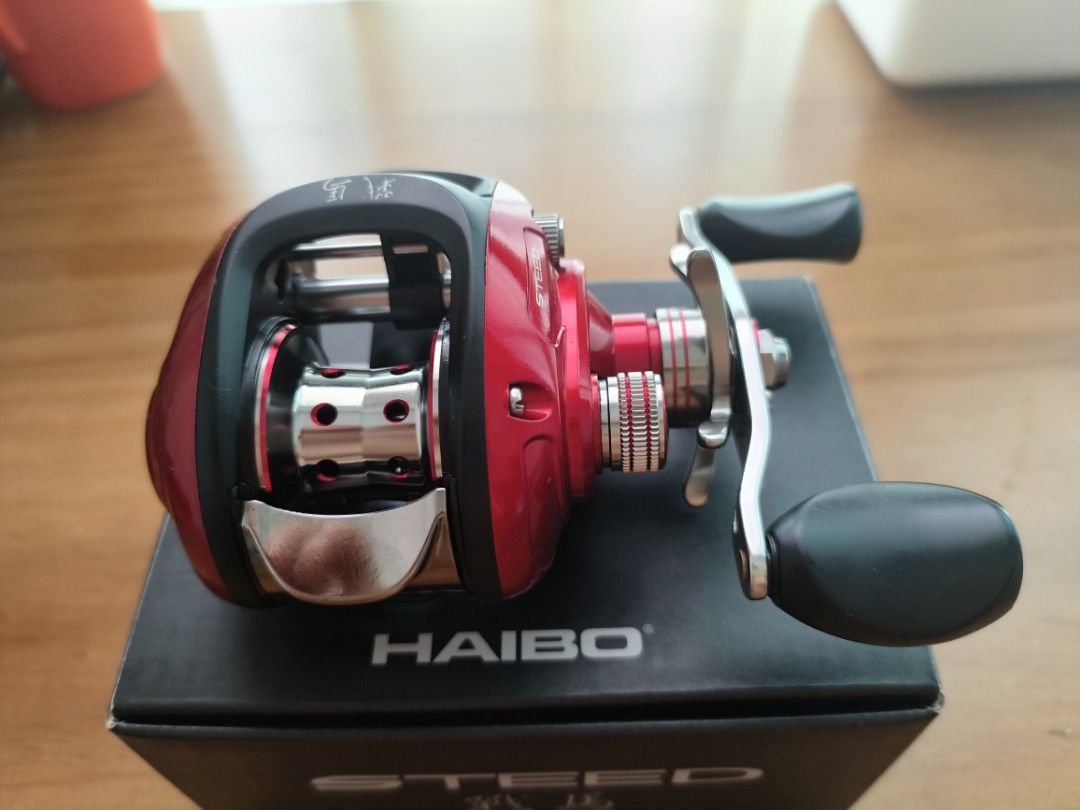 Haibo STEED 150ms right hand baitcasting reel/ like new condition. No  scratches , no corrosion/ all metal frame and side plate, light and  powerful / tags: Shimano, daiwa, Abu garcia, Sports Equipment