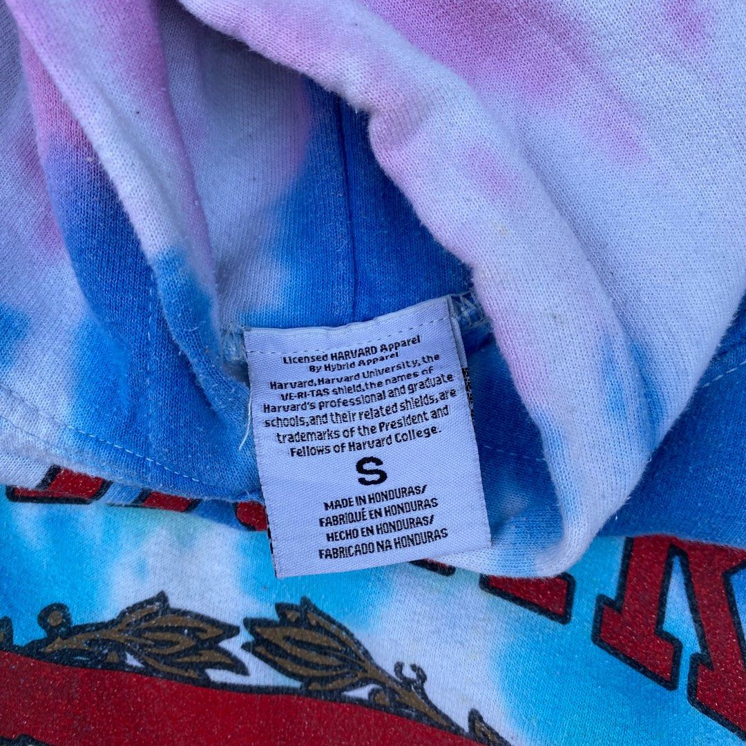 Harvard tie discount dye hoodie
