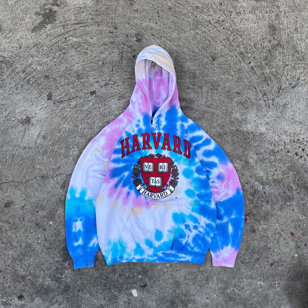 Harvard tie dye hoodie hotsell