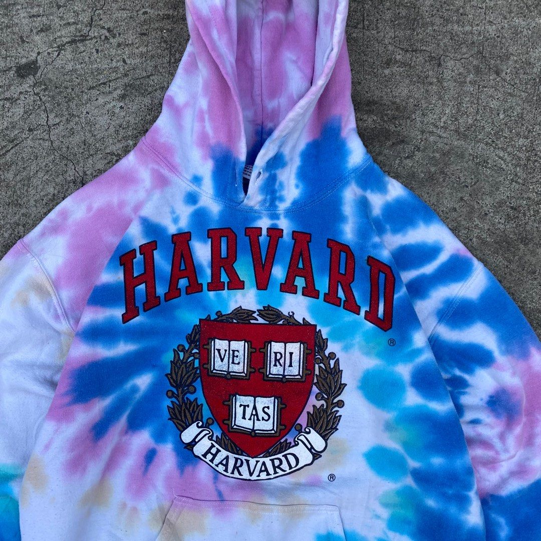 Harvard tie dye hoodie clearance
