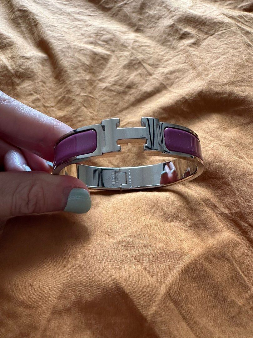 Purple hermes bracelet online