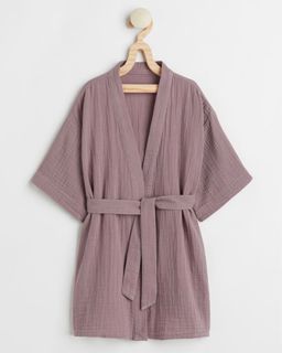 H&M Double-Weave Cotton Dressing Gown