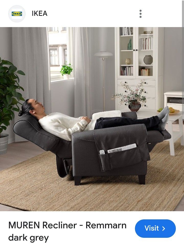 IKEA MUREN RECLINER Furniture Home Living Furniture Chairs on