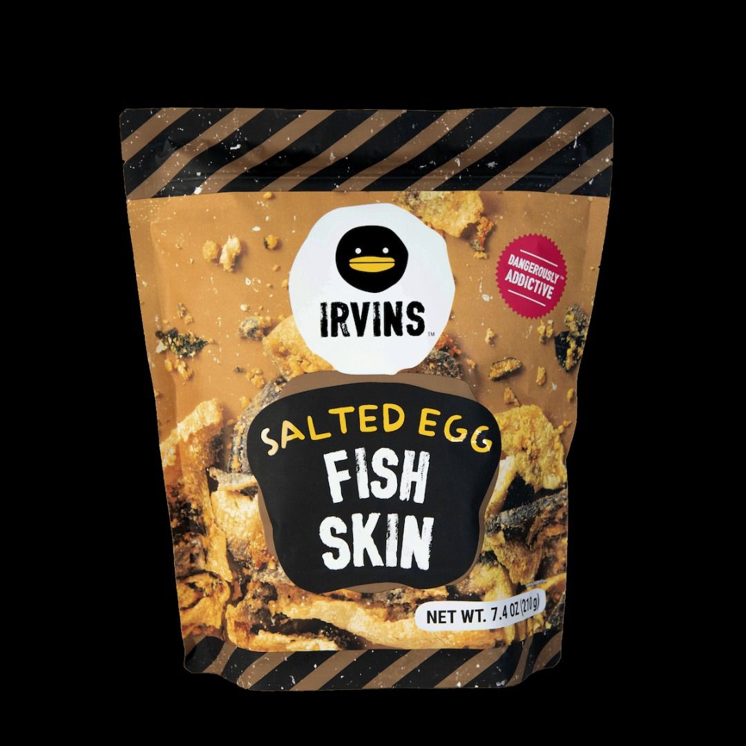 IRVINS Salted Egg Fish Skin Salted Egg Potata Chips Salted Egg Noodles ...