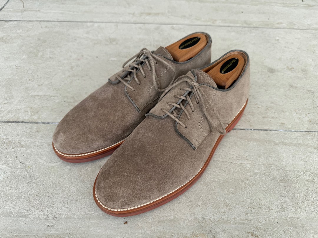 J Crew Tan Suede Bluchers US 8D 26cm Men s Fashion Footwear Dress shoes on Carousell