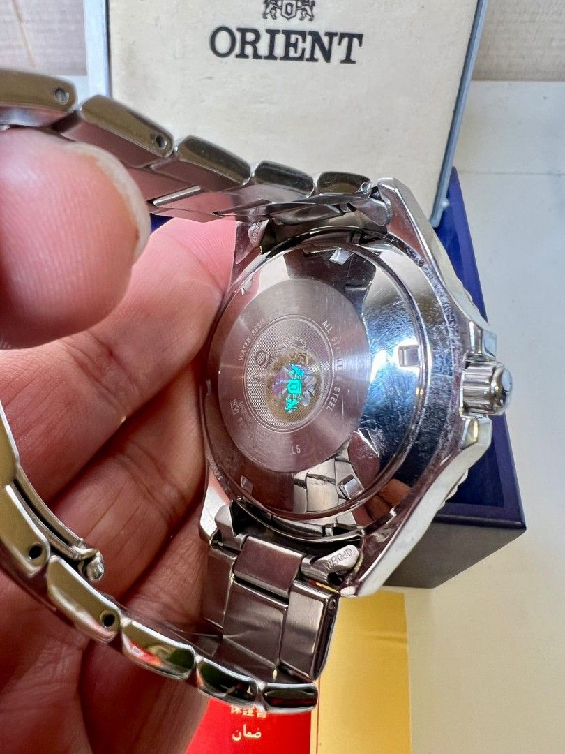 Jam Tangan Orient FFE06001B Automatic GMT 100 Original