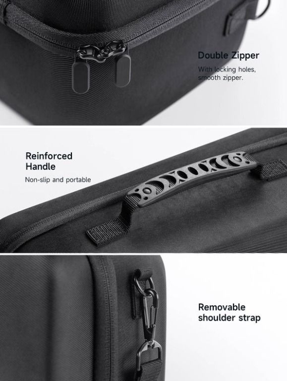 JSAUX Carrying Case for Legion Go (Category: Cases & Covers) located in Las Pinas. Submitted by techsmartph (Listing ID 1285916845, Image 2). Description: * For Lenovo Legion Go Carrying Case: Designed to make your Lenovo Legion Go even more portable & travel-friendly. This carrying case features a comfortable handle strap, making it perfect for travel. Its compact design ensures you can carry your device and its accessories with ease. * Robust P