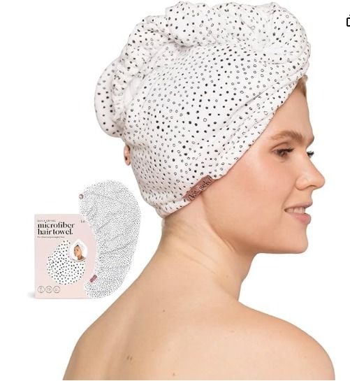 Kitsch Microfiber Hair Towel Wrap for Women Quick Dry Towel Microfiber Towel for Hair