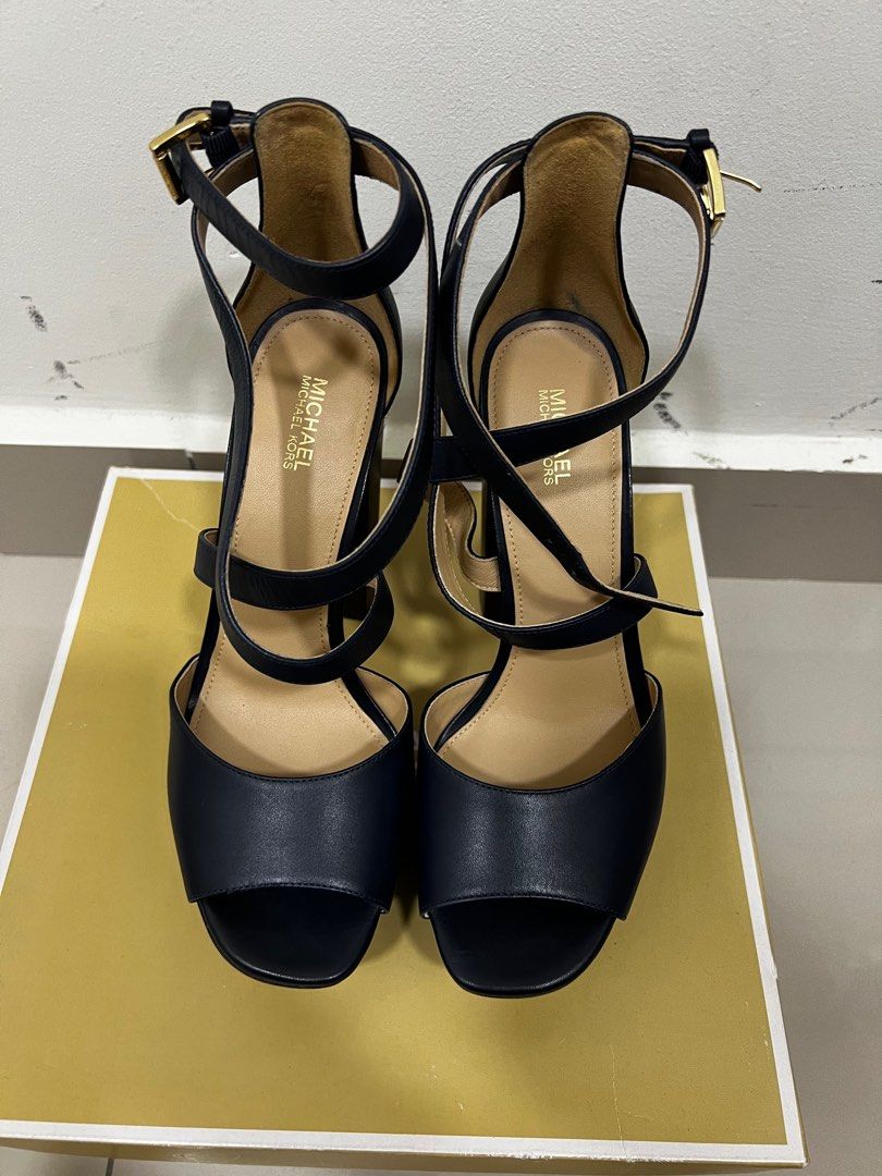 Michael michael kors burke leather platform sandal best sale