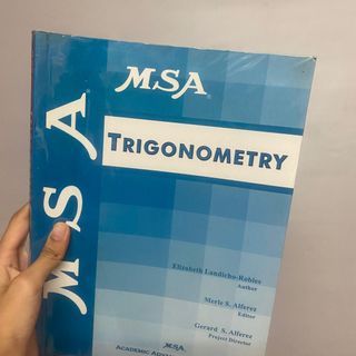 MSA Trigonometry Book