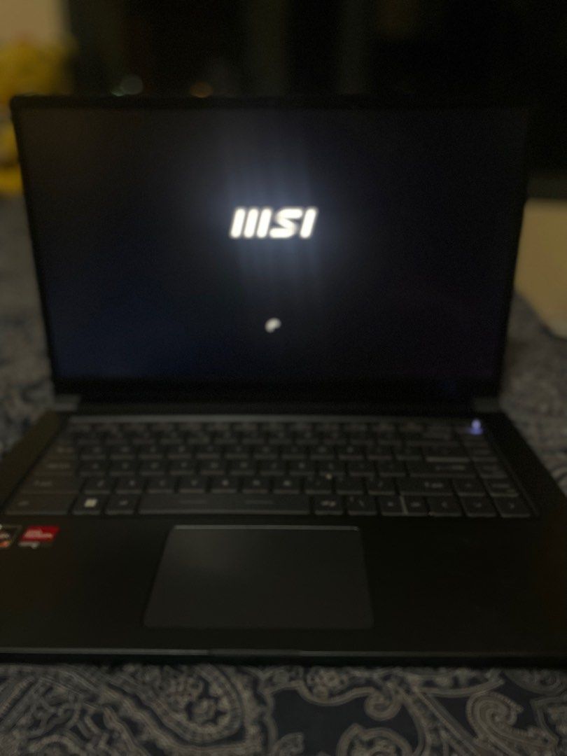 MSI Modern 15 A5M-200PH Laptop (Category: Laptops & Notebooks) located in Quezon City. Submitted by monokid (Listing ID 1285927010, Image 2). Description: Selling my lightly used laptop 15.6in FHD 60HZ screen Ryzen 7 5700U GPU Upgraded 16GB Ram 512 GB SSD w/ 1TB SSD upgrade Adjustable Backlit Keyboard Mainly used for watching online vids and coding as well as acads Good for light gaming (100+ fps in League) Freebies: Laptop Bag Logitech G304 Leag