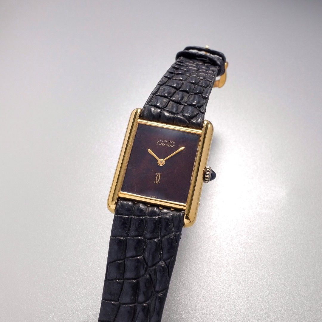 Cartier tank sales gold and silver