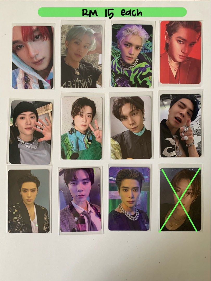 NCT 127 Photocard (RM15 each), Hobbies & Toys, Collectibles