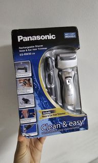 New Panasonic Rechargeable Shaver & Nose and Ear Hair Trimmer