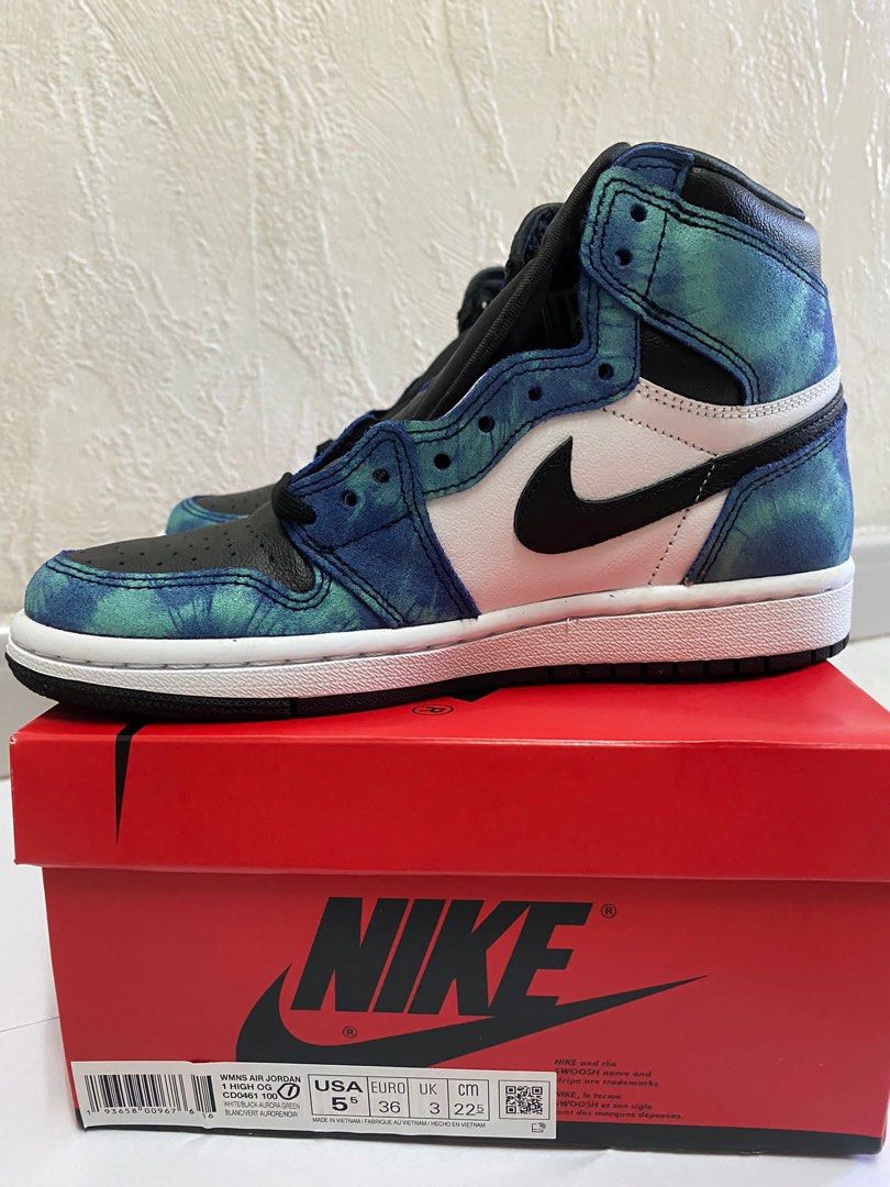 Nike Air Jordan 1 Retro Tie Dye 5.5W Carousell