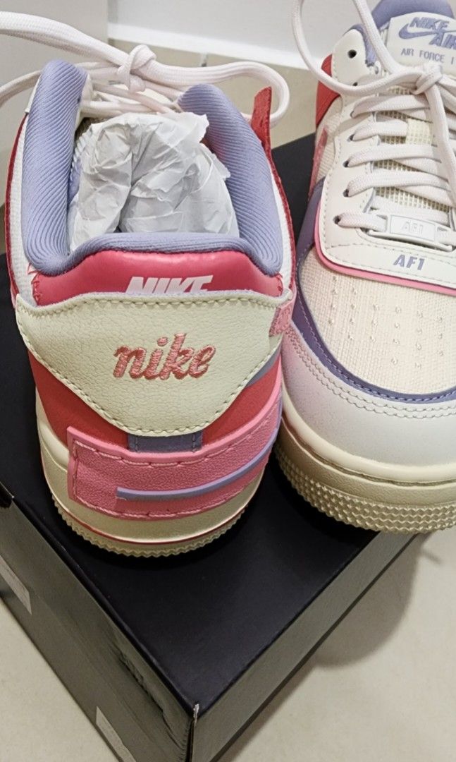 Nike air force best sale pink stripe