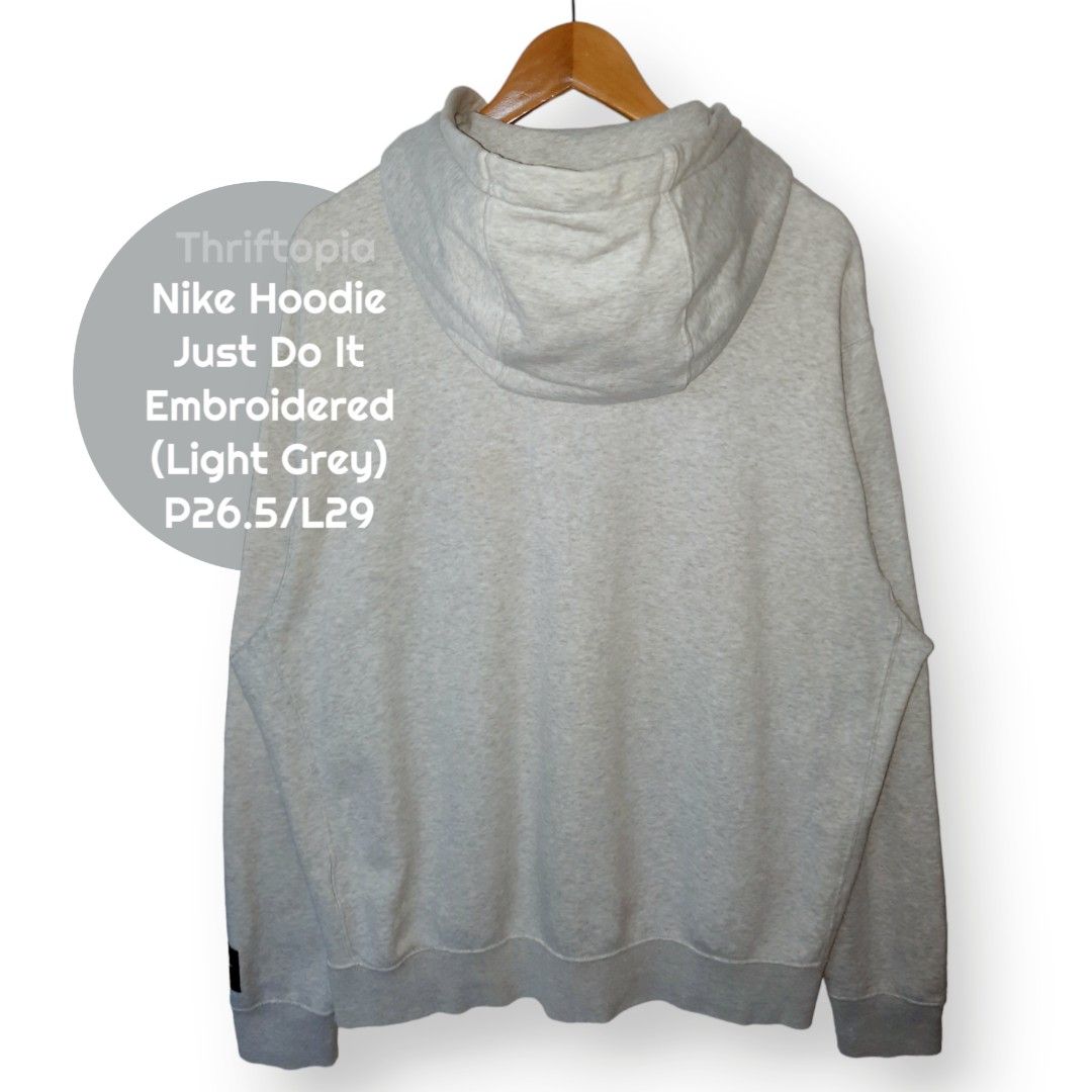 nike just do it embroidered hoodie