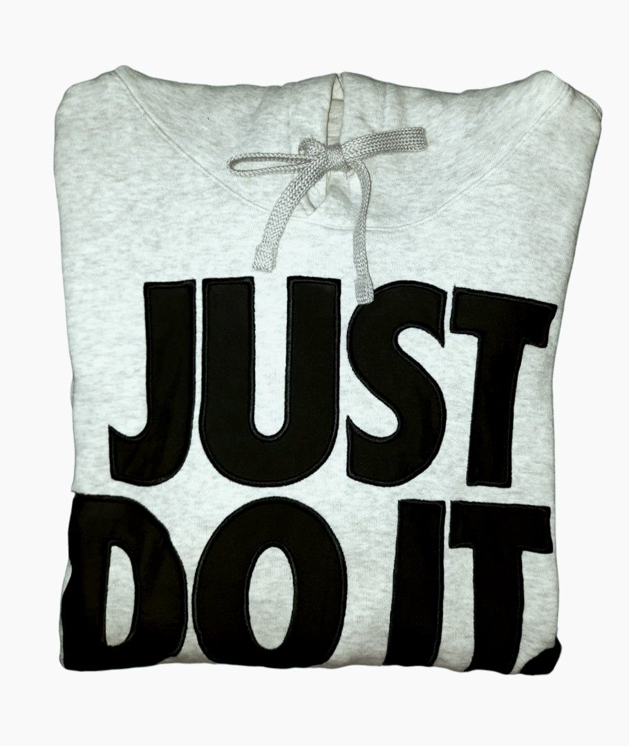 nike just do it embroidered hoodie