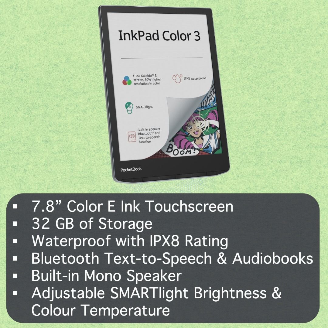 PocketBook InkPad Color 3 eBook 32GB (sort)