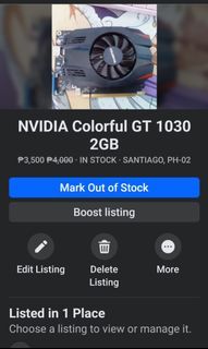 NVIDIA Colorful GT 1030 2GB
