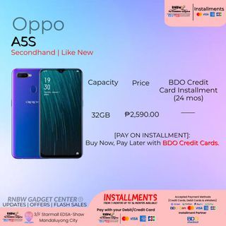 [NOT AVAILABLE] — Oppo A5S (32GB)