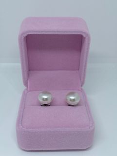 Pearl Earring Nontarnish with Jewelry Box