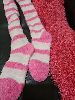 Pink Scarf and Socks