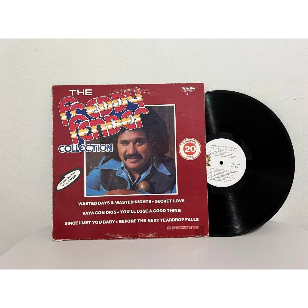 Plaka Freddy Fender Vintage Original Vinyl Record LP A4, Hobbies & Toys ...