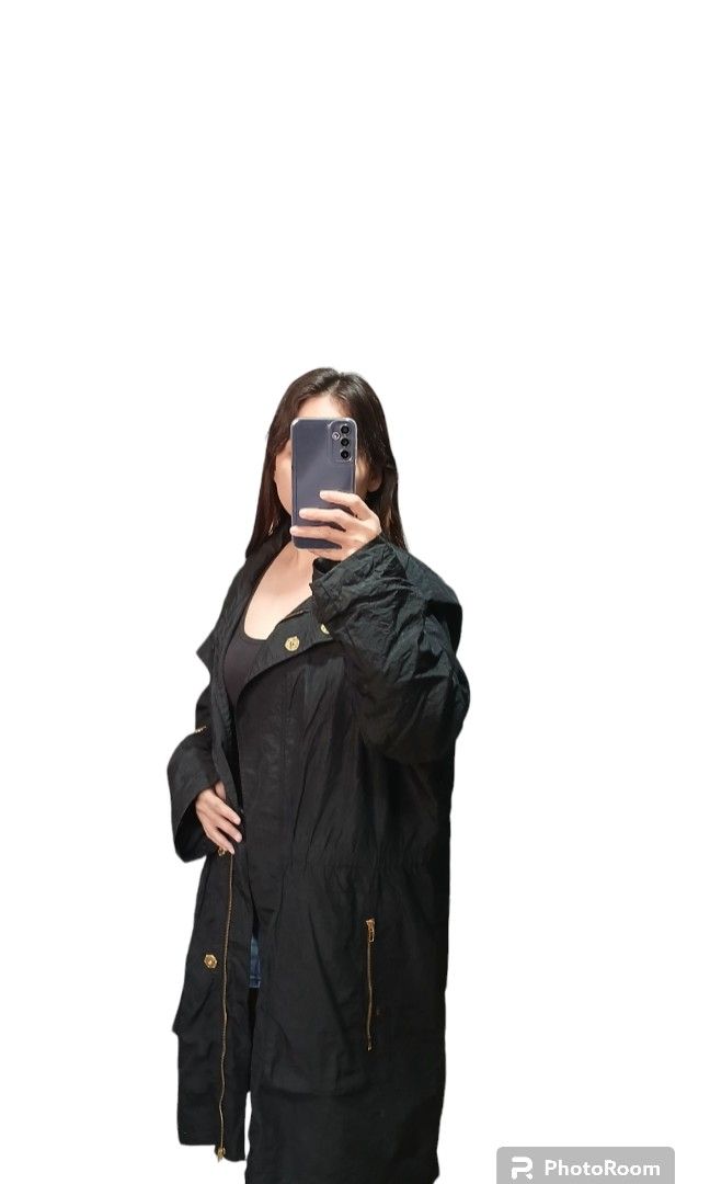 Plus size Jones new york trench coat anorak jacket Women s Fashion Coats Jackets and Outerwear on Carousell