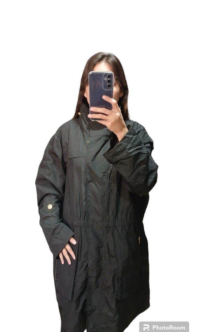 Plus size Jones new york trench coat anorak jacket Women s Fashion Coats Jackets and Outerwear on Carousell