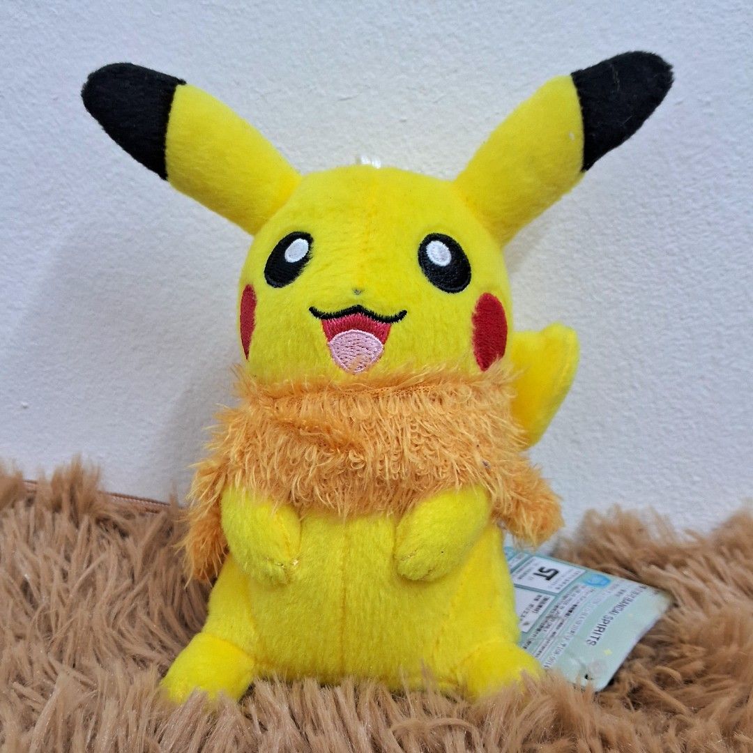 Detective pikachu plush keychain online
